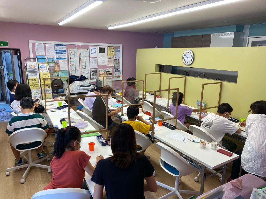 国際子どもクラブの学習風景